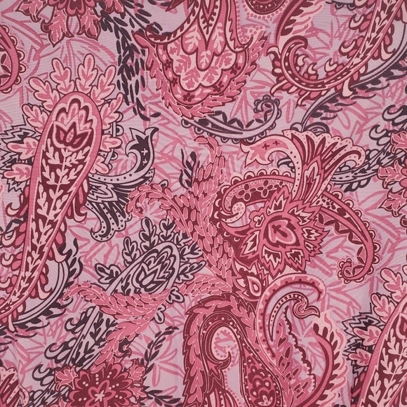 WinterSilks Blouse Women 2X Pink Long Sleeve Shirt - Picture 8 of 9